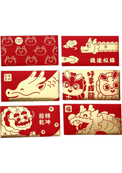 6 Çin Yılı Kırmızı C Için Para I (Yurt Dışından) indirimleri