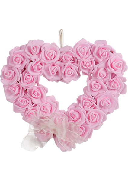 Şeklinde Çelenk 14 "sevgililer Günü Kapı Çelengi Düğün Için Dış (Yurt Dışından)