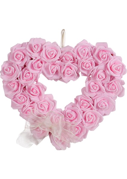 Şeklinde Çelenk 14 "sevgililer Günü Kapı Çelengi Düğün Için Dış (Yurt Dışından) fırsatları