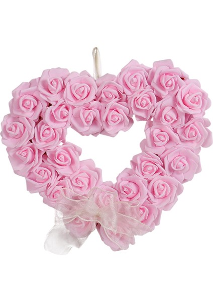 Şeklinde Çelenk 14 "sevgililer Günü Kapı Çelengi Düğün Için Dış (Yurt Dışından) indirimleri