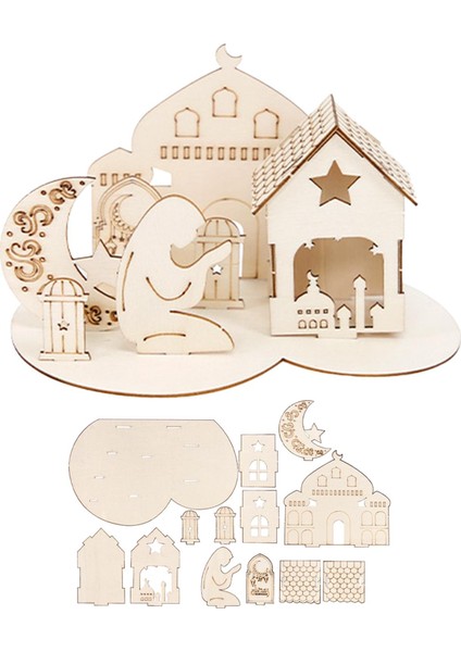 Festival Üstü I C Için Eid Şap Süs 3D Kale (Yurt Dışından) fiyatları