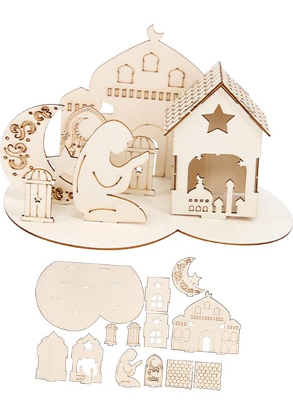 Festival Üstü I C Için Eid Şap Süs 3D Kale (Yurt Dışından) fırsatları