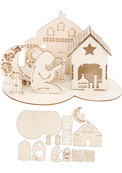 Festival Üstü I C Için Eid Şap Süs 3D Kale (Yurt Dışından) indirimleri