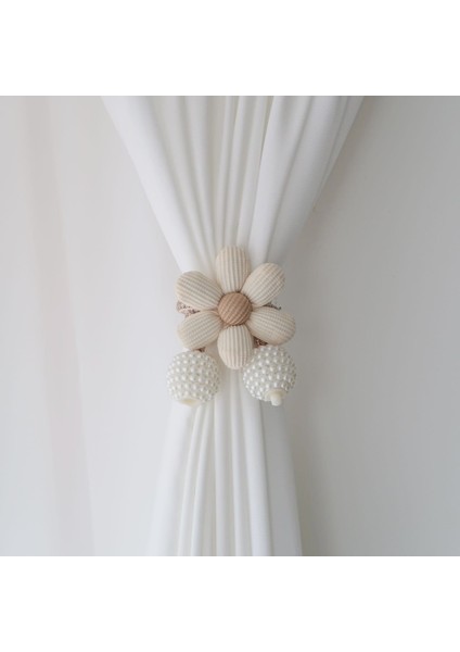 Iskandinav Tarzı Perde Toka Tiebacks Sevimli Grommets Tiebacks Dekoratif (Yurt Dışından)