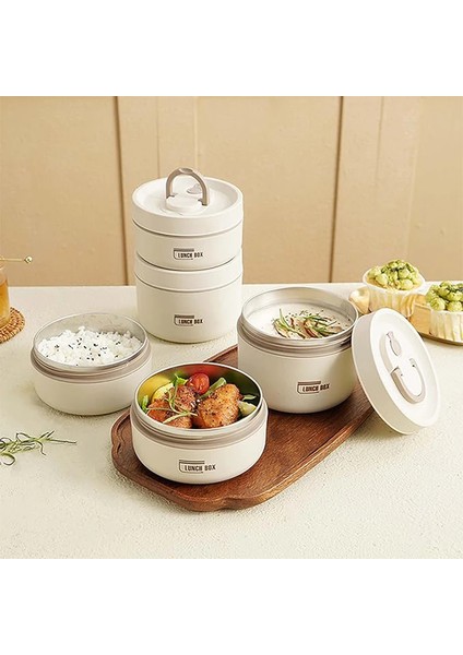 Taşınabilir Yalıtımlı Yemek Öğle Yemeği Kutusu Seti Termal Öğle Yemeği Kutusu 3 Ayrı Istife Edilebilir Öğle Yemeği Kutusu Yetişkin Çocuklar Için (Yurt Dışından) fiyatları