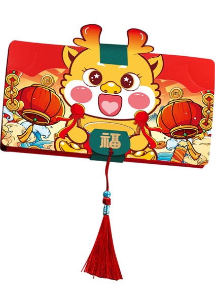 Çin Yılı Kırmızı Şği Mezuniyet Düğün Hong Bao 6 Kart Yuvaları (Yurt Dışından) modelleri