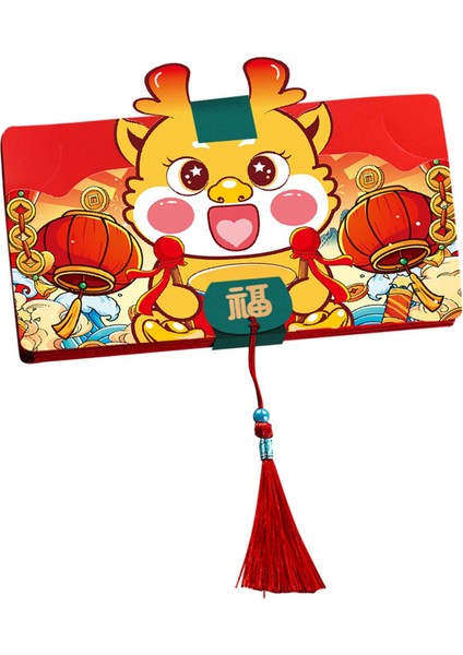 Çin Yılı Kırmızı Şği Mezuniyet Düğün Hong Bao 6 Kart Yuvaları (Yurt Dışından) indirimleri