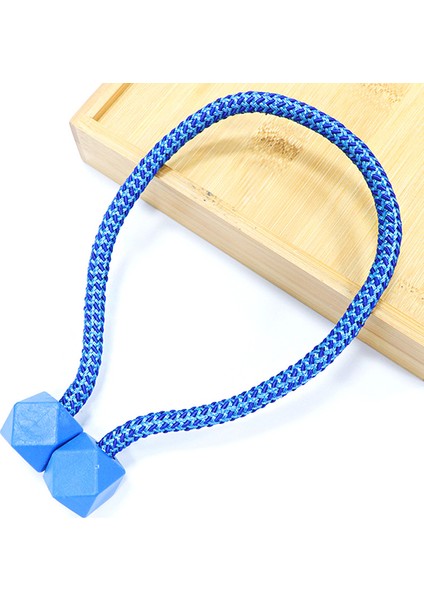 Rubik Küpü Manyetik Çift Paketli Basit Perde Tokası Kravat Ipi Aksesuarları Perde Kravat Bandı Dekorasyonu (Yurt Dışından)