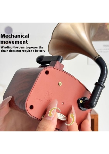 Süs Masaüstü Müzik Kutusu Oturma Odası Giriş Ev Nostaljik Süslemeler (Yurt Dışından) fiyatları