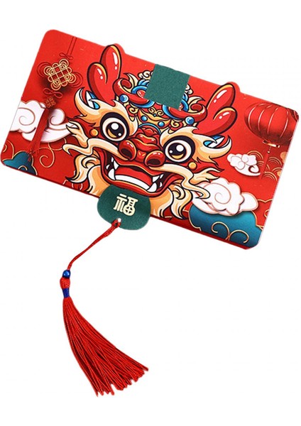 Çin Yılı Kırmızı Hediyeler Şği Için Şanslı Para Yıl 2 Kart Yuvaları B (Yurt Dışından)