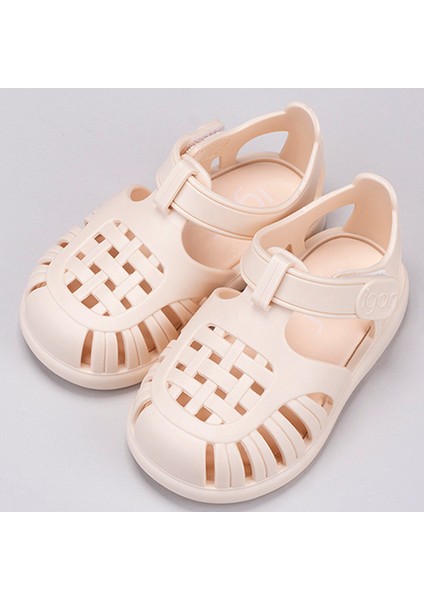 Tobby Solid Unisex Çocuk Bej Sandalet modelleri