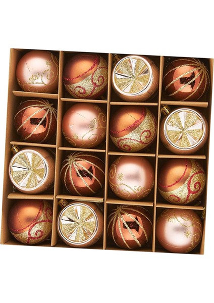 16 Noel Topları Ğı Asılı Toplar Ir Için (Yurt Dışından)