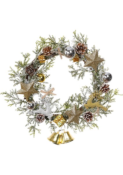 Kapı Asılı Noel Çelengi Ön Kapı Sundurma Kapı B Için Asılı Çelenk (Yurt Dışından)