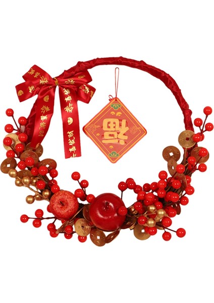 Bahçesi Kutlaması Için Yıl Çelenk Ön Kapı Çelenk A (Yurt Dışından) indirimleri