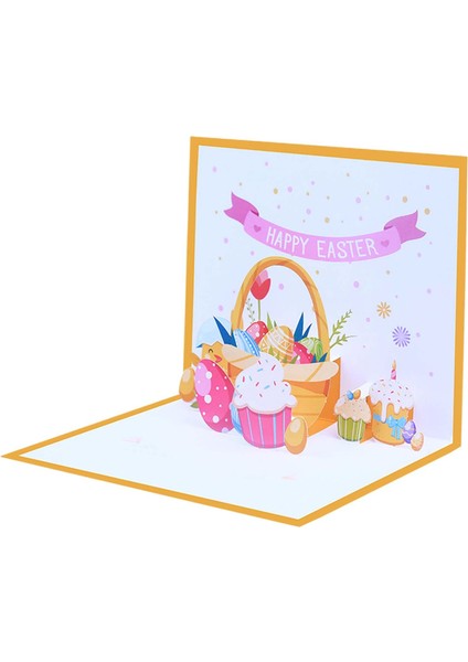 Parti Festivali Kutlaması Altın Için Paskalya Tebrik 3D Tebrik Kartları (Yurt Dışından) modelleri