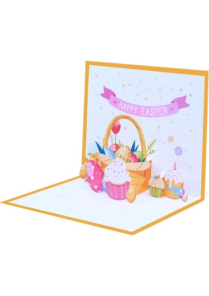 Parti Festivali Kutlaması Altın Için Paskalya Tebrik 3D Tebrik Kartları (Yurt Dışından) fırsatları