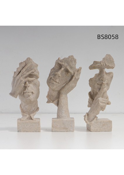 Avrupa Üç Set Reçine El Sanatları Süsleri Şarap Dolabı Pencere Ofis Yumuşak Mobilya Dekorasyonu (Yurt Dışından)