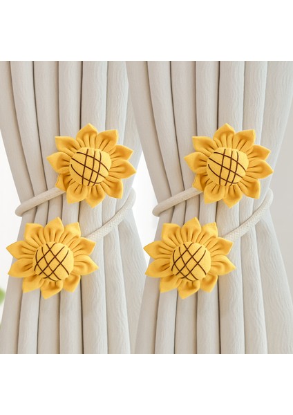 Sevimli Çiçek Perde Tiebacks Depolama Toka Fixer (Yurt Dışından)