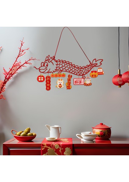 Çiftlik Evi Festivalleri Çalışma Odası Için Çin Ay Yılı Asılı Dekor (Yurt Dışından) indirimleri