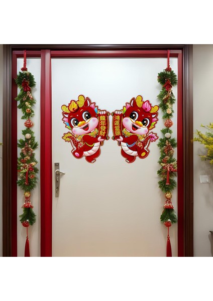 Için 2x Çin Yılı Kapı Titreşimi Süslemesi (Yurt Dışından) modelleri