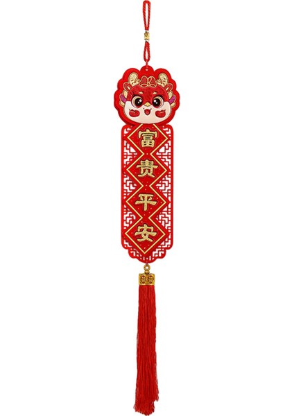 2024 Çin Yılı Asılı Süsleme 13X80CM Ev Için (Yurt Dışından)