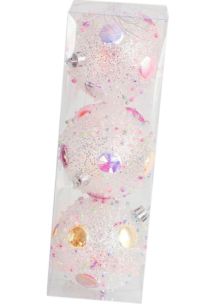 Yılbaşı Ağı Süsleme Noel Süslemeleri Şkinler Için Dış Ev 3ADET Şeffaf Toplar (Yurt Dışından) indirimleri