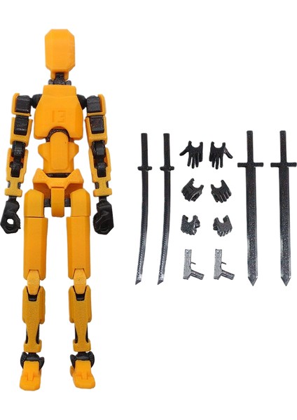 Illidan Altı Kanatlı Melek Yargı Meleği Çok Li Hareketli Şanslı 13 Figürlü Süs (Yurt Dışından)