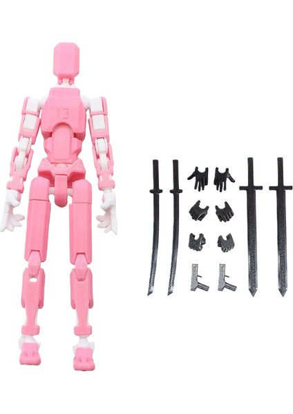 Illidan Altı Kanatlı Melek Yargı Meleği Çok Li Hareketli Şanslı 13 Figürlü Süs (Yurt Dışından)