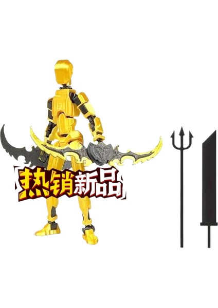 Illidan Altı Kanatlı Melek Yargı Meleği Çok Li Hareketli Şanslı 13 Figürlü Süs (Yurt Dışından)