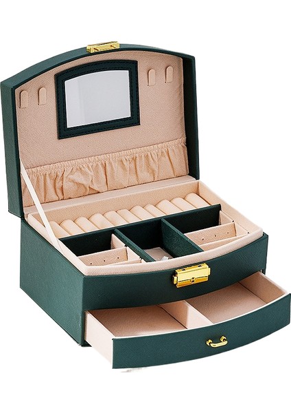 Seyahat Takı Mücevher Kutusu Küçük Taşınabilir Yeni Düzenleyici (Yurt Dışından)