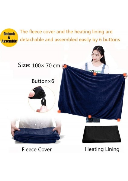 Kış USB Isıtma Şal Pedi Elektrikli Battaniye (Yurt Dışından) fiyatları