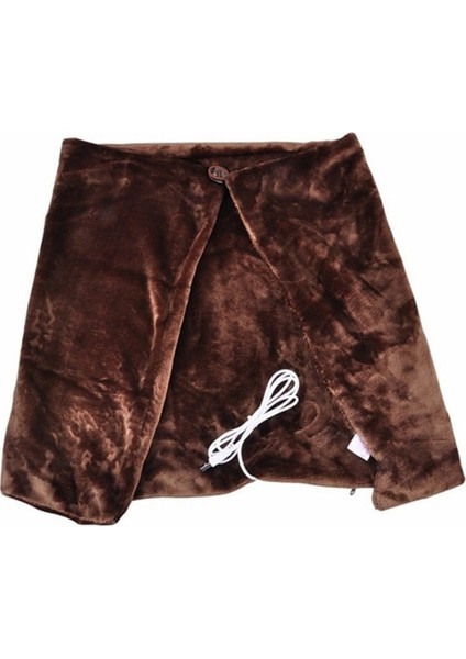 USB Elektrikli Isıtıcı Battaniye Pedi Şal Soğuk Geçirmez Düğme Battaniye (Yurt Dışından)