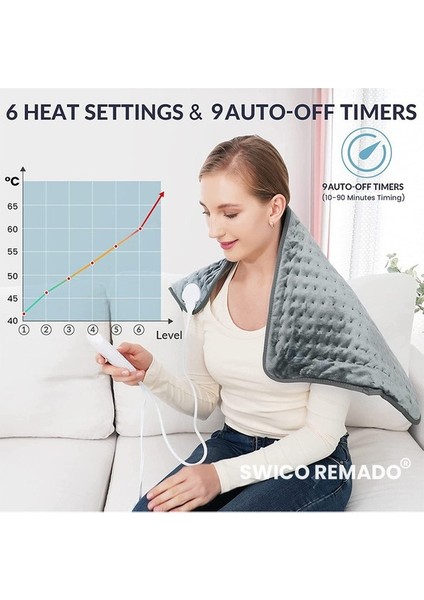 Elektrikli Isıtma Pedi 30X60CM - Gri (Yurt Dışından) fırsatları