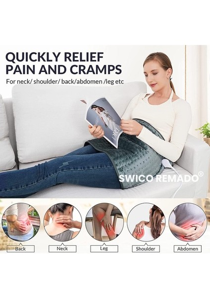 Elektrikli Isıtma Pedi 30X60CM - Gri (Yurt Dışından) indirimleri