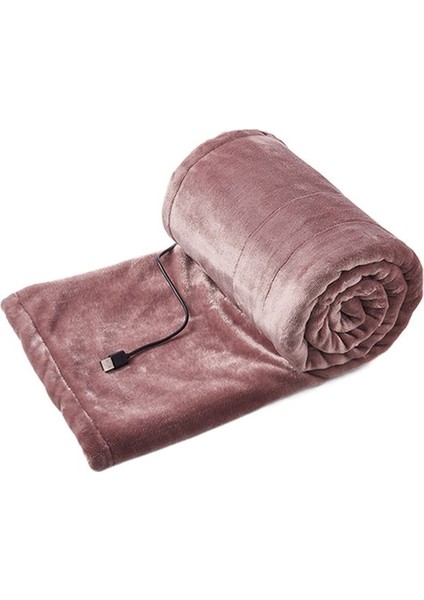 USB Elektrikli Battaniye Tek Ofis Battanii Güç Bankası Isıtmalı Elektrikli Yatak Taşınabilir Battaniye (Yurt Dışından)