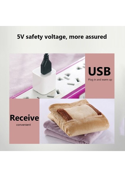 5V Çok Fonksiyonlu Taşınabilirelektrikli Battaniye - Sarı (Yurt Dışından) modelleri