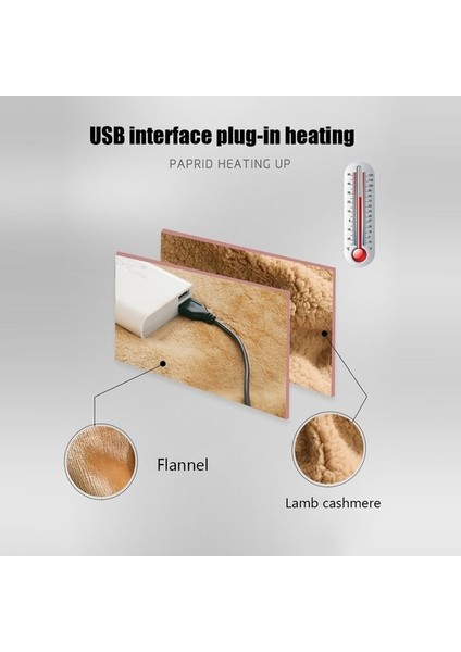 5V Çok Fonksiyonlu Taşınabilirelektrikli Battaniye - Sarı (Yurt Dışından) indirimleri