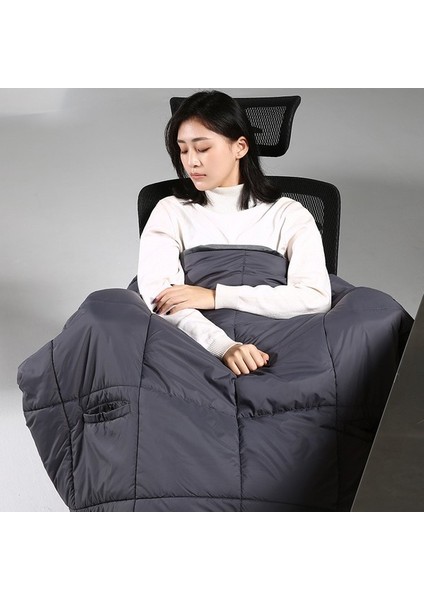 Elektrikli Battaniye Ofisi Ev Isıtma Battanii Artı Kadife Kalınlaştırıcı USB Çok Fonksiyonlu Şal Yelek (Yurt Dışından) fiyatları