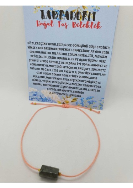 Doğal Taş Labradorit Bileklik, Unisex, Şık ve Enerji Dolu Takı fırsatları