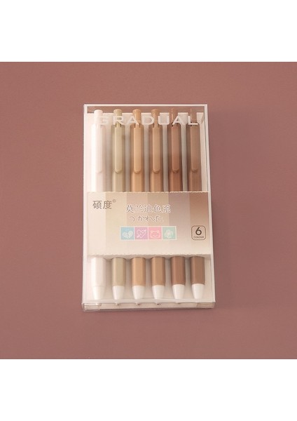 Öğrenciler Için 6 Paket Jel Kalem (Yurt Dışından)