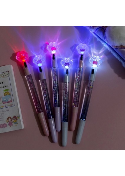 5 Karikatür Parlak Jel Kalem, Tükenmez Kalem, Öğrenci Kırtasiye Malzemesi 0,38 mm (Yurt Dışından) fırsatları