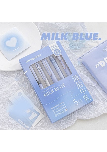 5 Adet Krem Rengi Nötr Kalem Seti Öğrenci Sınavı Siyah 0.5mm (Yurt Dışından) fiyatları