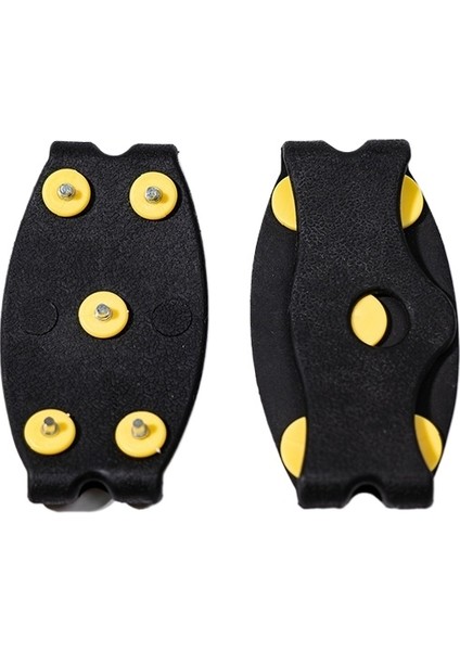 Açık Crampon Kaymaz Ayakkabı Kapağı Düşmeye Karşı Spikes Tırmanma Güvenliği Buz Kavrama (Yurt Dışından)