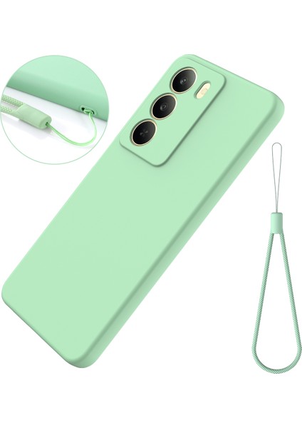 Realme C75 Sıvı Silikon Kılıf Telefon Arka Kapağı ve El Kayışı (Yurt Dışından) fiyatları