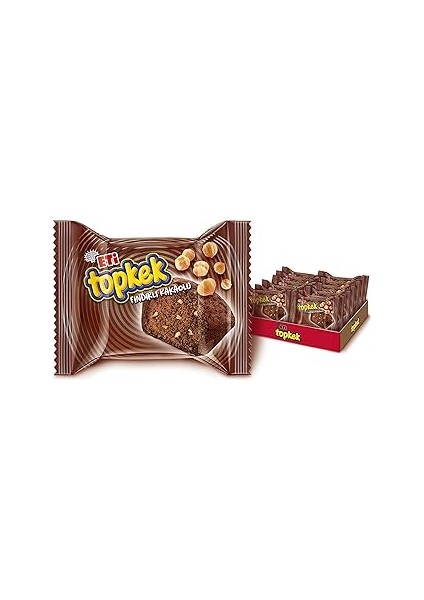 Topkek Fıdıklı Kakaolu Kek 35 G x 24 Adet