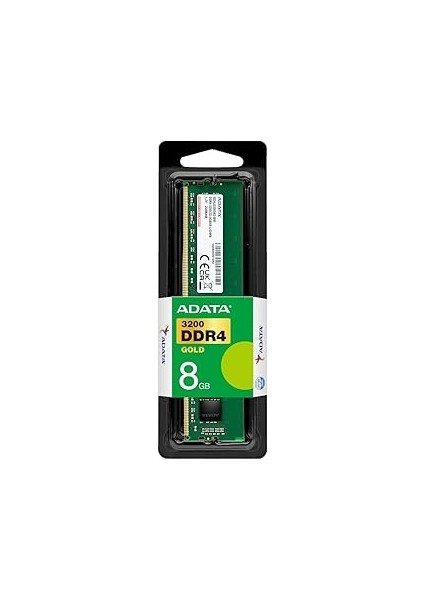 Adata Premier Ddr4 3200MHZ 8gb Udimm 288PIS Masaüstü Bilgisayar Bellek Ram - Tekli (AD4U32008G22-SG