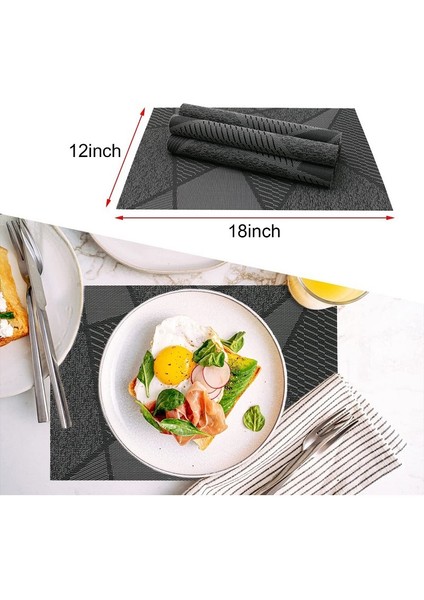 6 Adet Su Geçirmez Silinebilir Isıya Dalı Yemek Servis Altlığı (Yurt Dışından) fırsatları