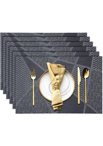 6 Adet Su Geçirmez Silinebilir Isıya Dalı Yemek Servis Altlığı (Yurt Dışından) indirimleri