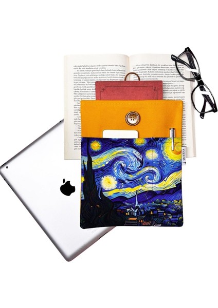 Yıldızlı Gece, Van Gogh, Sarı Çok Amaçlı Kılıf