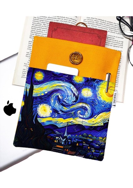 Yıldızlı Gece, Van Gogh, Sarı Çok Amaçlı Kılıf modelleri